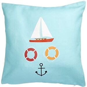 Bonamaison , Decorative Cushion Cover 100% Polyester 50x50cm Designed and Manufactured in Turkey Bonamaison , Decorative Cushion Cover 100% Polyester 50x50cm Designed and Manufactured in Turkey