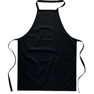 eBuyGB Pack of 1 Catering Cooking Plain Chef's Unisex Kitchen Apron, Cotton, Black eBuyGB Pack of 1 Catering Cooking Plain Chef's Unisex Kitchen Apron, Cotton, Black