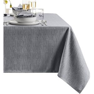 Elrene Home Fashions Gray Rectangle Tablecloth - Tablecloth Elrene Home Fashions Gray Rectangle Tablecloth - Tablecloth