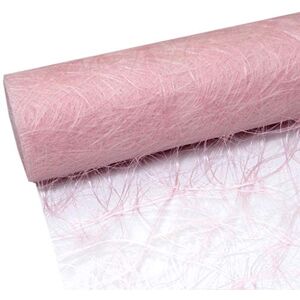 Deko AS GmbH Table Runner, Polyester, Pink, 25 m x 20 cm Deko AS GmbH Table Runner, Polyester, Pink, 25 m x 20 cm