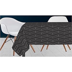 Soleil d'ocre Space Tablecloth, Polyester, Grey, 180 x 180 cm Soleil d'ocre Space Tablecloth, Polyester, Grey, 180 x 180 cm