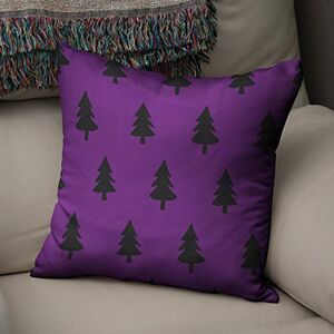 Bonamaison Decorative Cushion Cover, Polycotton, Purple, Standard Bonamaison Decorative Cushion Cover, Polycotton, Purple, Standard