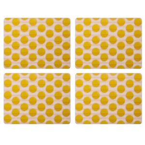 Creative Labs Spots Print Set of 4 Premium Placemats, Heat, Slip, Stain-Resistant, Cork Back, Easy To Clean, Printed Kitchen and Dining Lightweight Placemats Creative Labs Spots Print Set of 4 Premium Placemats, Heat, Slip, Stain-Resistant, Cork Back, Easy To Clean, Printed Kitchen and Dining Lightweight Placemats