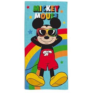 hermet , Disney Mickey Mouse Beach Towel, 70 x 140 cm, Beach or Pool Towel, 100% Soft Cotton, Practical and Lightweight hermet , Disney Mickey Mouse Beach Towel, 70 x 140 cm, Beach or Pool Towel, 100% Soft Cotton, Practical and Lightweight