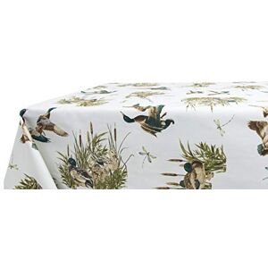 BIANCHERIAWEB Italian Cotton Hunter Tablecloth - 90x90cm BIANCHERIAWEB Italian Cotton Hunter Tablecloth - 90x90cm