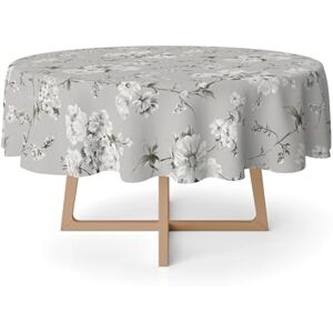 Martina Home Tablecloth RESIN Daniela Grey 140 Round Martina Home Tablecloth RESIN Daniela Grey 140 Round