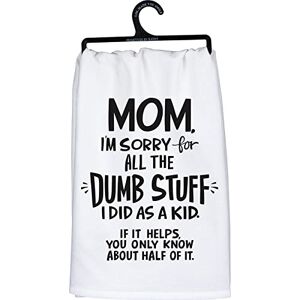 Primitives by Kathy Mom, I'm Sorry for All The Dumb Stuff I Did As A Kid. If It Helps, You Only Know About Half of It. Decorative Kitchen Towel Primitives by Kathy Mom, I'm Sorry for All The Dumb Stuff I Did As A Kid. If It Helps, You Only Know About Half of It. Decorative Kitchen Towel