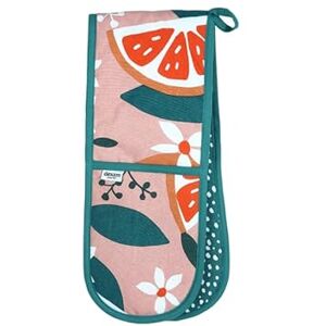 Dexam Exotic Fruit Recycled Cotton Double Oven Gloves Blush Dexam Exotic Fruit Recycled Cotton Double Oven Gloves Blush