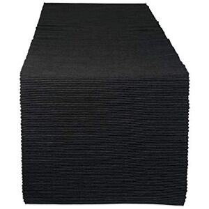 DII Woven Table Runner, Fabric, Black, 13x72 DII Woven Table Runner, Fabric, Black, 13x72