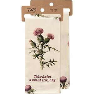 Primitives by Kathy 112011 Kitchen Towel Thistle Be A Beautiful Day - Kitchen Towel Primitives by Kathy 112011 Kitchen Towel Thistle Be A Beautiful Day - Kitchen Towel