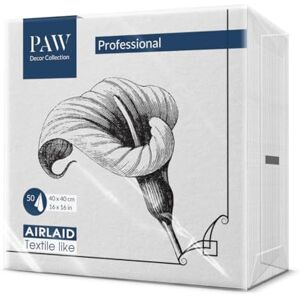 PAW Decor Collection PAW Airlaid Cloth-Like Napkins (40 x 40 cm) 50 Pieces Ideal for Funeral Reception, Elegant Perties Linen Feel Elegant Napkins Color: Memory Flower PAW Decor Collection PAW Airlaid Cloth-Like Napkins (40 x 40 cm) 50 Pieces Ideal for Funeral Reception, Elegant Perties Linen Feel Elegant Napkins Color: Memory Flower