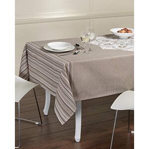 Lemos Home Tablecloth made of cotton. Table cloth, middle cover, luxury design. (Tablecloth 150 x 250 cm, #Excellence Brown) Lemos Home Tablecloth made of cotton. Table cloth, middle cover, luxury design. (Tablecloth 150 x 250 cm, #Excellence Brown)