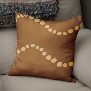 Bonamaison Decorative Cushion Cover, Polycotton, Brown, Standard Bonamaison Decorative Cushion Cover, Polycotton, Brown, Standard