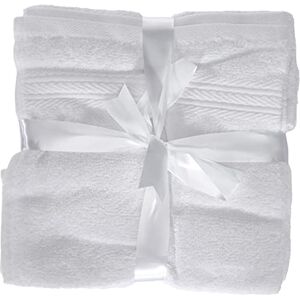 Glart Premium Set of Terry Hand Towels, Range of Terry Towels in 6 Colours and 5 Sizes, Colour: White, 6X Flannels 30 X 30 cm Glart Premium Set of Terry Hand Towels, Range of Terry Towels in 6 Colours and 5 Sizes, Colour: White, 6X Flannels 30 X 30 cm
