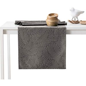 AmeliaHome Gaia Cocoa Water-Repellent Table Runner AmeliaHome Gaia Cocoa Water-Repellent Table Runner