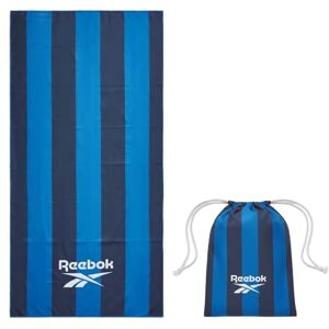 Reebok Sand Free Beach Towel Quick Dry Microfibre Towel Lightweight & Compact Includes Carry Bag Large Travel Towel for Pool, Gym & Travel Essentials 90 x 180cm, Navy/Blue Stripe Reebok Sand Free Beach Towel Quick Dry Microfibre Towel Lightweight & Compact Includes Carry Bag Large Travel Towel for Pool, Gym & Travel Essentials 90 x 180cm, Navy/Blue Stripe