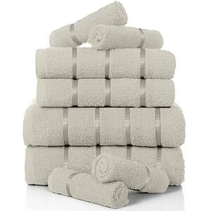 GC GAVENO CAVAILIA Luxury 8 Pack Boston Bale Set, Extra Soft 100% Egyptian Cotton, Highly Absorbent Towel 450 GSM, CREAM, MAIL BAG GC GAVENO CAVAILIA Luxury 8 Pack Boston Bale Set, Extra Soft 100% Egyptian Cotton, Highly Absorbent Towel 450 GSM, CREAM, MAIL BAG