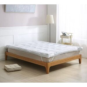 Kampala Hill Microfibre Mattress Topper 10cm/4 inch Box Stitched Hotel Quality Elasticated Straps White (Super King) Kampala Hill Microfibre Mattress Topper 10cm/4 inch Box Stitched Hotel Quality Elasticated Straps White (Super King)