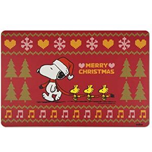 Excelsa Peanuts Xmas Placemat - Plastic, Reusable, 43.5 x 29 cm Excelsa Peanuts Xmas Placemat - Plastic, Reusable, 43.5 x 29 cm