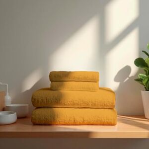 TRAMAS+ PimpamTex Premium Bath Towels 700 g Quick-Drying 100% Cotton Set Bath Towels + Hand Towels 2 de 70 x 140 cm + 4 of 50 x 100 cm Mustard TRAMAS+ PimpamTex Premium Bath Towels 700 g Quick-Drying 100% Cotton Set Bath Towels + Hand Towels 2 de 70 x 140 cm + 4 of 50 x 100 cm Mustard