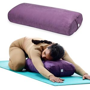 Gaiam Yoga Bolster - Long, Rectangular Meditation Pillow - Supportive Cushion for Restorative Yoga and Sitting on the Floor - Built-In Carrying Handle - Machine Washable Cover - Purple Gaiam Yoga Bolster - Long, Rectangular Meditation Pillow - Supportive Cushion for Restorative Yoga and Sitting on the Floor - Built-In Carrying Handle - Machine Washable Cover - Purple