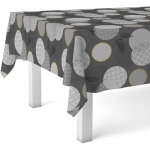Martina Home Tablecloth Oilcloth Lens Black 250 x 140 cm Martina Home Tablecloth Oilcloth Lens Black 250 x 140 cm