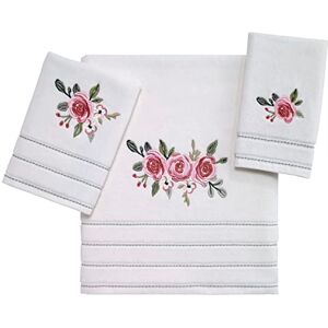 Avanti Linens 3pc Towel Set, Soft & Absorbent Cotton Towels (Spring Garden Collection) Avanti Linens 3pc Towel Set, Soft & Absorbent Cotton Towels (Spring Garden Collection)