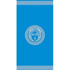Miracle Home . Beach Towel Egyptian Cotton Athena Blue 80% Cotton, 20% Polyester. 90 x 165. 12009 Miracle Home . Beach Towel Egyptian Cotton Athena Blue 80% Cotton, 20% Polyester. 90 x 165. 12009