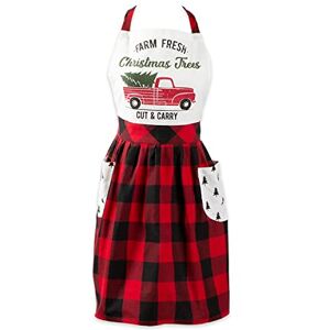 DII Women's Christmas Kitchen Apron Adult Size, Cooking, Baking or Crafting, Adjustable with Large Pockets, One Size, Christmas Truck DII Women's Christmas Kitchen Apron Adult Size, Cooking, Baking or Crafting, Adjustable with Large Pockets, One Size, Christmas Truck