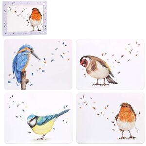 The Leonardo Collection Clemency Bunn Christmas British Birds Placemats Set 4 For Dining Easy Clean Non Slip Place Mats For Dinner Plates & Table Décor Durable Table Mats For Home & Kitchen The Leonardo Collection Clemency Bunn Christmas British Birds Placemats Set 4 For Dining Easy Clean Non Slip Place Mats For Dinner Plates & Table Décor Durable Table Mats For Home & Kitchen