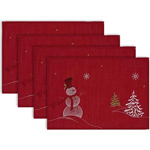 DII Christmas Snowman Placemat Set - Placemat set DII Christmas Snowman Placemat Set - Placemat set