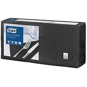 Tork 477864 Soft lunch napkin, 33x33 cm, 3-ply, 1/4 fold, 1X150, black Tork 477864 Soft lunch napkin, 33x33 cm, 3-ply, 1/4 fold, 1X150, black