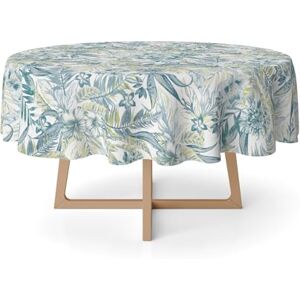 Martina Home Blue Danube Resin Tablecloth 140cm Round Martina Home Blue Danube Resin Tablecloth 140cm Round