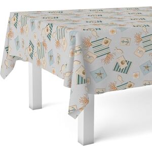 ECOMMERC3 Oilcloth Tablecloth Rectangular Table Size 180 x 140 cm Style, Durability and Easy Cleaning for Your Table Stain Resistant and Waterproof Oilcloth Tablecloth Recife Blue ECOMMERC3 Oilcloth Tablecloth Rectangular Table Size 180 x 140 cm Style, Durability and Easy Cleaning for Your Table Stain Resistant and Waterproof Oilcloth Tablecloth Recife Blue