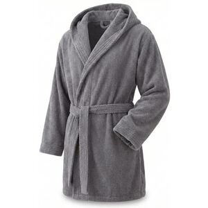 Top Towel Albornoz Con Capucha Bathrobe - Unisex, Grey, XXL Top Towel Albornoz Con Capucha Bathrobe - Unisex, Grey, XXL