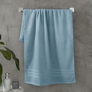 Catherine Lansfield Zero Twist Cotton Bath Sheet Pair, 90x140 cm, Blue Catherine Lansfield Zero Twist Cotton Bath Sheet Pair, 90x140 cm, Blue