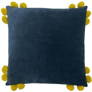 furn. Hoola Polyester Filled Cushion, Cotton, Navy/Olive furn. Hoola Polyester Filled Cushion, Cotton, Navy/Olive