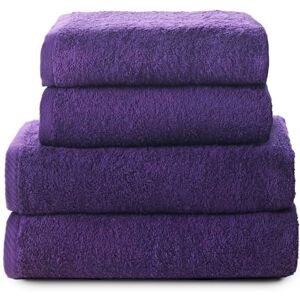Top Towel Combo Large Bath Towels Bathroom Towels 2 Hand or Sink Towels + 2 Bath Towels 100% Cotton Purple Top Towel Combo Large Bath Towels Bathroom Towels 2 Hand or Sink Towels + 2 Bath Towels 100% Cotton Purple