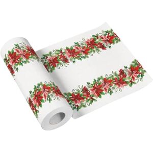 PAW Decor Collection PAW Table Runner (40 x 2400 cm) Table Decorations for Christmas, Winter Snow, Christmas Star I Table Decorations I Glory Poinsettia PAW Decor Collection PAW Table Runner (40 x 2400 cm) Table Decorations for Christmas, Winter Snow, Christmas Star I Table Decorations I Glory Poinsettia