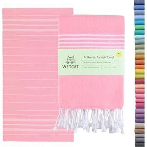 WETCAT Turkish Beach Towel Oversized 38x71 100% Cotton Sand Free Quick Dry Extra Large Light Travel Towel for Adults Beach Accessories Gifts Light Pink WETCAT Turkish Beach Towel Oversized 38x71 100% Cotton Sand Free Quick Dry Extra Large Light Travel Towel for Adults Beach Accessories Gifts Light Pink