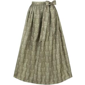 Stockerpoint Aline Dirndl Apron - Moss Green - Floor-Length Stockerpoint Aline Dirndl Apron - Moss Green - Floor-Length