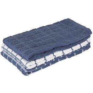 Ritz Premium 100% Cotton Terry Check Kitchen Dish Towels Highly Absorbent, Super Soft, Long-Lasting, 25"x15", 3-Pack, Federal Blue Ritz Premium 100% Cotton Terry Check Kitchen Dish Towels Highly Absorbent, Super Soft, Long-Lasting, 25"x15", 3-Pack, Federal Blue