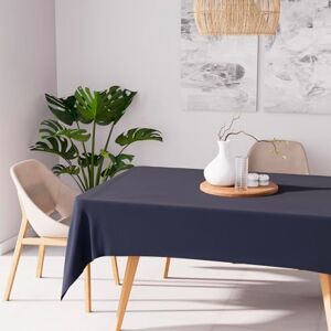 Soleil d'ocre Alix Rectangular Stain-Resistant Tablecloth 160 x 270 cm Marine by Soleil d'Ochre, Polyester Soleil d'ocre Alix Rectangular Stain-Resistant Tablecloth 160 x 270 cm Marine by Soleil d'Ochre, Polyester