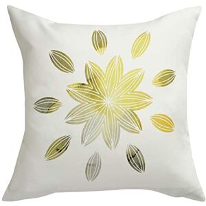 Bonamaison , Decorative Cushion Cover 100% Polyester 50x50cm Designed and Manufactured in Turkey Bonamaison , Decorative Cushion Cover 100% Polyester 50x50cm Designed and Manufactured in Turkey
