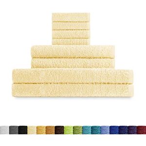 Eiffel Textile Quality Curl 400g, 100% Egyptian Cotton, Natural, 2X Baño 2X Lavabo 4X Tocador Eiffel Textile Quality Curl 400g, 100% Egyptian Cotton, Natural, 2X Baño 2X Lavabo 4X Tocador