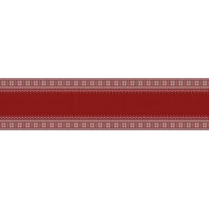 Custom Brand Model Winter Red Vinyl Christmas Table Runner - Table Runner Custom Brand Model Winter Red Vinyl Christmas Table Runner - Table Runner