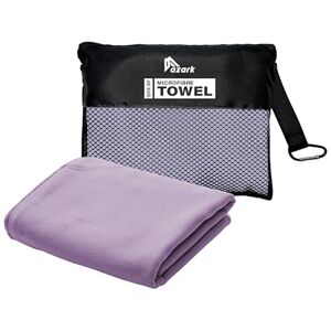 azark Microfibre Towel – Quick Dry, Lightweight & Super Absorbent – Gym, Travel, Yoga, Camping & Beach – Soft & Durable – Multiple Sizes (Purple, X Large) azark Microfibre Towel – Quick Dry, Lightweight & Super Absorbent – Gym, Travel, Yoga, Camping & Beach – Soft & Durable – Multiple Sizes (Purple, X Large)