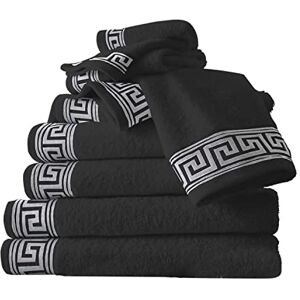 GC GAVENO CAVAILIA Towel Bale Set 500 GSM 8 Piece Towel Set 2 Hand Towel + 2 Bath Towel + 4 Face Towel Family Pack Egyptian Cotton Towel Set Charcoal GC GAVENO CAVAILIA Towel Bale Set 500 GSM 8 Piece Towel Set 2 Hand Towel + 2 Bath Towel + 4 Face Towel Family Pack Egyptian Cotton Towel Set Charcoal