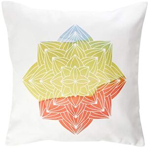 Bonamaison , Decorative Cushion Cover 100% Polyester 50x50cm Designed and Manufactured in Turkey Bonamaison , Decorative Cushion Cover 100% Polyester 50x50cm Designed and Manufactured in Turkey