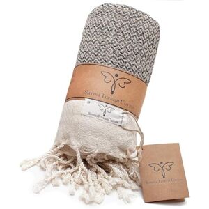 SMYRNA TURKISH COTTON Original Series Throw Blanket 100% Cotton Large 127x152cm Wearable Cosy Blanket Made in Turkey Machine Washable Premium Luxury Striped Bath Towel&Picnic Rug-Beige SMYRNA TURKISH COTTON Original Series Throw Blanket 100% Cotton Large 127x152cm Wearable Cosy Blanket Made in Turkey Machine Washable Premium Luxury Striped Bath Towel&Picnic Rug-Beige